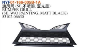 BUMPER GRILL (SE, W/O PAINTING, MATT BLACK) - Camry 2021 NYF01-166-005B-1A
