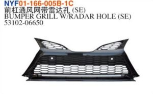 BUMPER GRILL W/RADAR HOLE (SE) - Camry 2021 NYF01-166-005B-1C