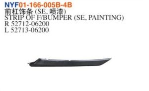 STRIP OF F/BUMPER (SE, PAINTING) - Camry 2021 NYF01-166-005B-4B