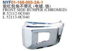 FRONT SIDE BUMPER (CHROMED) - Tundra 2014 NYF01-168-005-3A-1