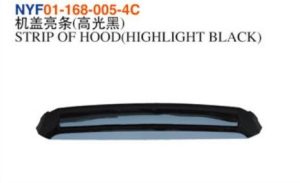 STRIP OF HOOD/HIGHLIGHT BLACK) - Tundra 2014 NYF01-168-005-4C
