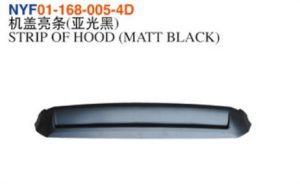 STRIP OF HOOD (MATT BLACK) - Tundra 2014 NYF01-168-005-4D