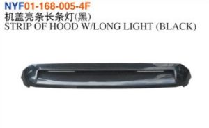 STRIP OF HOOD W/LONG LIGHT (BLACK) - Tundra 2014 NYF01-168-005-4F