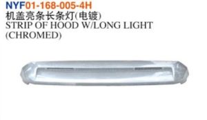 STRIP OF HOOD W/LONG LIGHT (CHROMED) - Tundra 2014 NYF01-168-005-4H