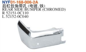 REAR SIDE BUMPER (CHROMED) - Tundra 2014 NYF01-168-006-2A