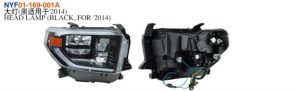 HEAD LAMP (BLACK, FOR '2014) - Tundra 2018 NYF01-169-001A