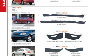 SPOILER - Corolla 2005-2008 NYF01-17007B