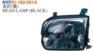 HEAD LAMP (BLACK) - Tundra 2005-2006 NYF01-182-001A