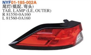 TAIL LAMP (LE, OUTER) - Corolla 2022 NYF01-185-002A
