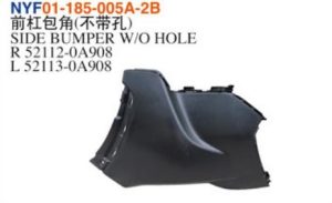 SIDE BUMPER W/O HOLE - Corolla 2022 NYF01-185-005A-2B
