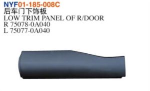 LOW TRIM PANEL OF R/DOOR – Corolla 2022