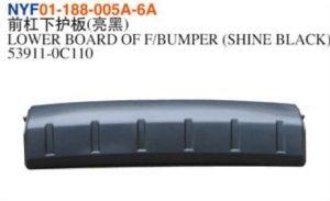 LOWER BOARD OF F/BUMPER (SHINE BLACK) - Tundra 2022 NYF01-188-005A-6A