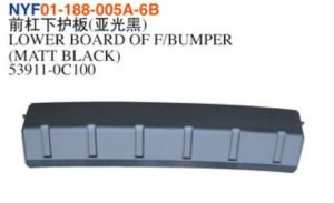 LOWER BOARD OF F/BUMPER (MATT BLACK) - Tundra 2022 NYF01-188-005A-6B