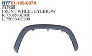 FRONT WHEEL EYEBROW - Tundra 2022 NYF01-188-007A