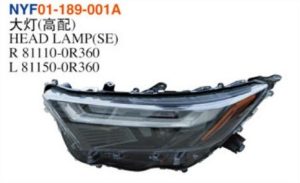 HEAD LAMP(SE) - RAV4 2022 NYF01-189-001A