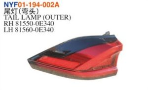 TAIL LAMP (OUTER) - Highlander 2023 NYF01-194-002A
