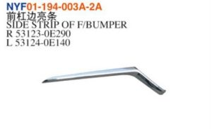 SIDE STRIP OF F/BUMPER - Highlander 2023 NYF01-194-003A-2A