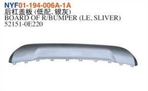 BOARD OF R/BUMPER (LE, SLIVER) - Highlander 2023 NYF01-194-006A-1A