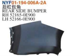 REAR SIDE BUMPER - Highlander 2023 NYF01-194-006A-2A