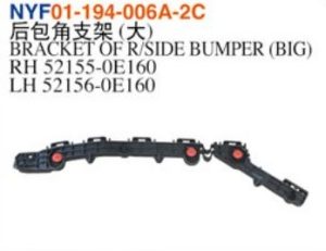 BRACKET OF R/SIDE BUMPER (BIG) – Highlander 2023