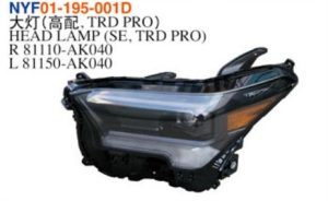 HEAD LAMP (SE, TRD PRO) - Tacoma 2024 NYF01-195-001D