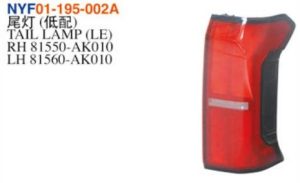 TAIL LAMP (LE) - Tacoma 2024 NYF01-195-002A