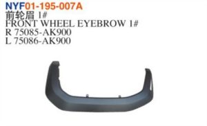 FRONT WHEEL EYEBROW 1# - Tacoma 2024 NYF01-195-007A