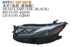HEAD LAMP (XSE, BLACK) - Camry 2024 NYF01-197-001B
