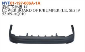 LOWER BOARD OF R/BUMPER (LE, SE) 1# - Camry 2024 NYF01-197-006A-1A