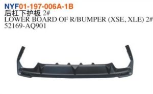 LOWER BOARD OF R/BUMPER (XSE, XLE) 2# - Camry 2024 NYF01-197-006A-1B