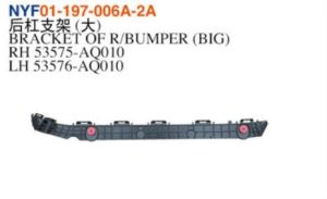 BRACKET OF R/BUMPER (BIG) – Camry 2024