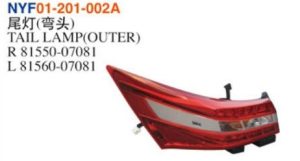 TAIL LAMP(OUTER) - Avalon 2000-2011 NYF01-201-002A