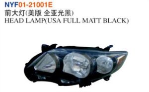 HEAD LAMP(USA FULL MATT BLACK) - Corolla 2010-2013 NYF01-21001E