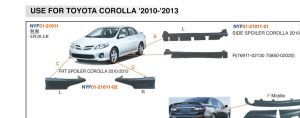 SPOILER – Corolla 2010-2013