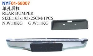 REAR BUMPER SIZE:163x195x25CM/1PCS N.W:10KG G.W:11KG - Hilux 2000-2007 NYF01-58007