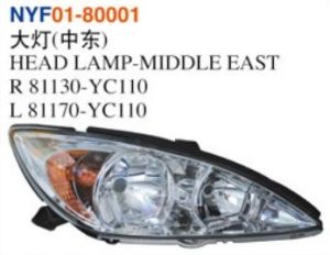 HEAD LAMP-MIDDLE EAST - Corolla 1997 NYF01-80001