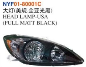HEAD LAMP-USA (FULL MATT BLACK) – Corolla 1997