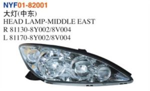HEAD LAMP-MIDDLE EAST - Camry 2004-2005 NYF01-82001