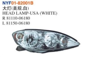 HEAD LAMP-USA (WHITE) - Camry 2004-2005 NYF01-82001B