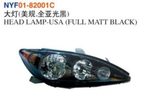 HEAD LAMP-USA (FULL MATT BLACK) - Camry 2004-2005 NYF01-82001C