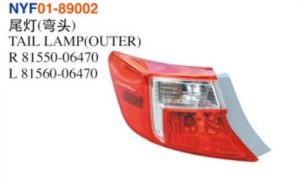 TAIL LAMP(OUTER) - Camry 2012 NYF01-89002