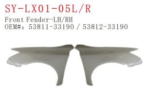 Front Fender - ES 2007-2012 SY-LX01-05LR