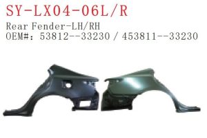 Rear Fender L/R - ES 2012-2017 SY-LX04-06LR
