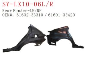 Rear Fender L/R - ES 2018 SY-LX10-06LR