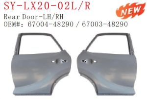 Rear Door L/R - RX200 2023 SY-LX20-02LR