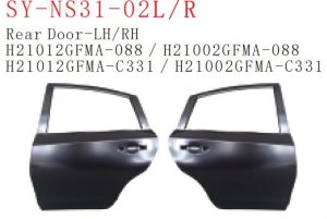 Rear Door L/R - TEANA 2016 SY-NS31-02LR