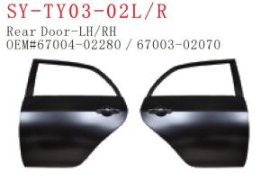 Rear Door L/R - COROLLA 2008 SY-TY03-02LR