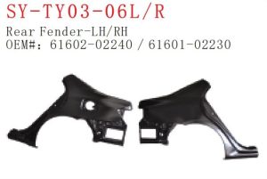 Rear Fender L/R - COROLLA 2008 SY-TY03-06LR