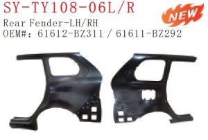 Rear Fender L/R - AVANZA 2016 SY-TY108-06LR