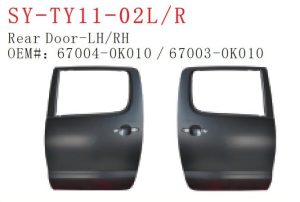 Rear Door LH/RH - HILUX VIGO 2005-2012 (DOUBLE CABIN) SY-TY11-02LR